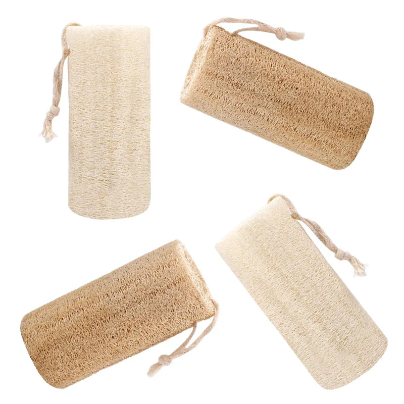 BSCI All Natural Organic Luffa Sponge Bath Brush Exfoliating Body Scrubber in Simple Style BSCI Certified