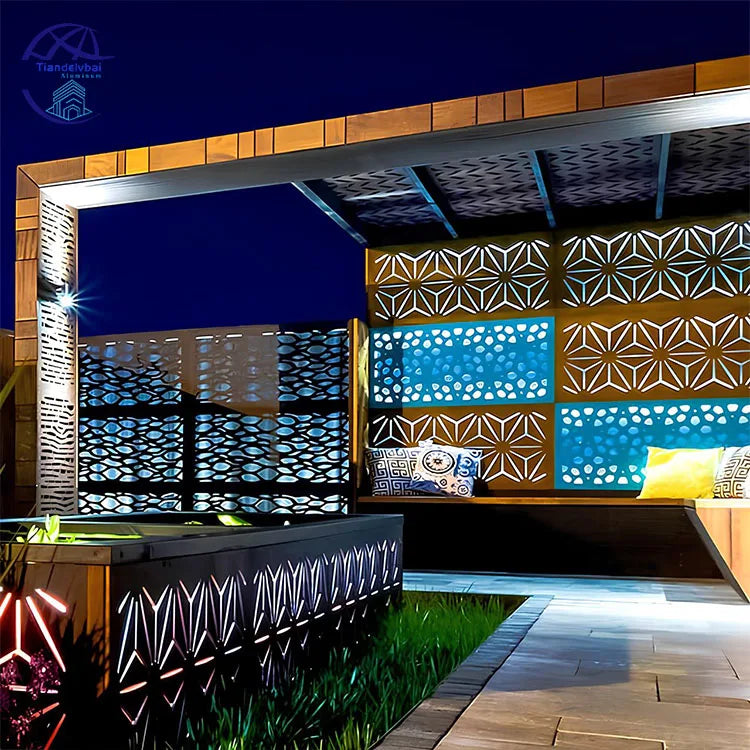 Laser Cut Metal Fence Room Dividers CNC Laser Cut Panels Ideas