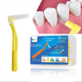 Oral Care Orthodontic Interproximal Brushes Toothpicks L Type 0.4mm Dental Interdental Brush