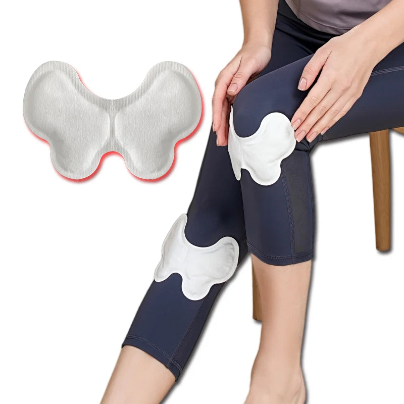 Butterfly Contour Knee Heat Patch Direct-Skin Joint Pain Relief Heating Pad