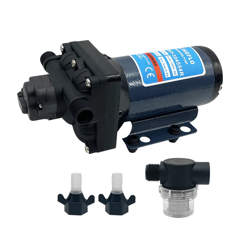 HY-304553R Diaphragm Low Noise 55psi 115V AC 3GPM RV Water Pump