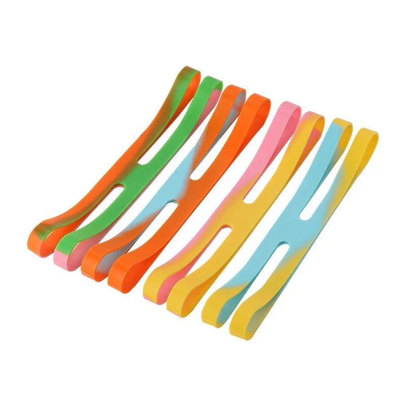 H-Band Silicone Rubber Bands Assorted Color Elastic Rubber Wrapping Bands