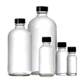 High Quality 2oz 4oz 6oz 8oz 16oz 32oz Clear Reusable Boston Bottle with Phenolic Resin Cover