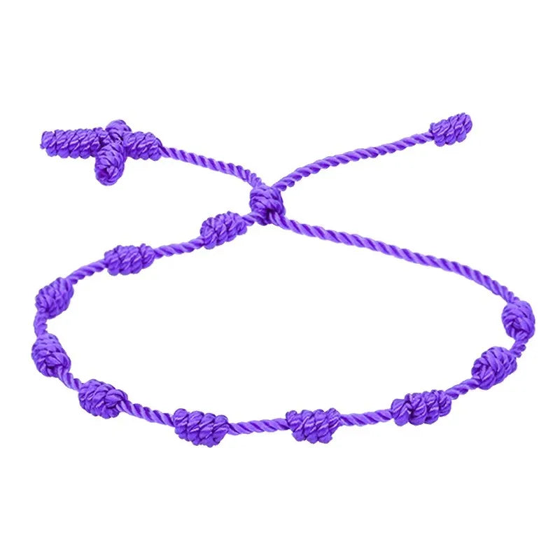 String Bracelets Knot Braided Bracelet Adjustable Handmade Friendship Amulet Good Luck Bracelet for Women Men