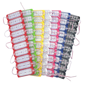 2835 Injection LED Module 12V Waterproof Truck Flashing RGB 12 Leds Bead Sign Light Module