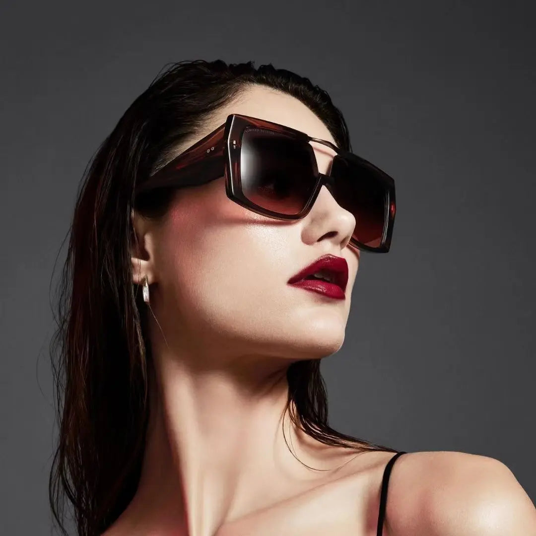 Twooo T1027 Classic Custom UV400 Protection PC Frame Square Sunglasses