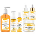 Private Label Skin Care Set Oil Control Skin Brightening Turmeric Face Spa Gift Sets for Face Women