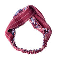 2023 New Design Fashion Women Summer Style Headbands Bohemian Girl Cross Turban Bandanas Hair Bands Hair Accessories