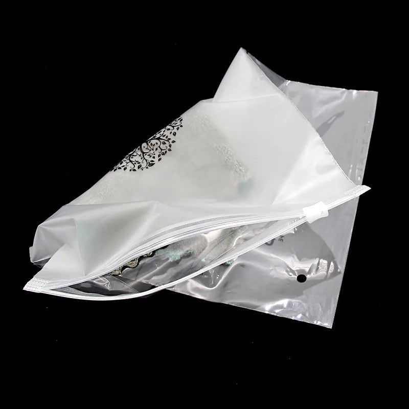 Custom Ziplock Hoodie Clothes Packaging Bags Waterproof Plastic Zipper Shirt Plastic Package Bags