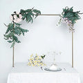 HOT Gold Adjustable Over the Table Rod Stand Metal Table Flower Arch for Weddings Showers Party Centerpiece Decorations