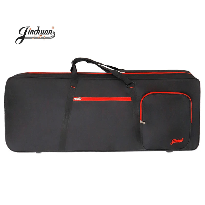 For Electronic Organ Oxford Cloth Thick Padded Black Custom with Zipper for Travel Computer Piano Music Keyboard Bag