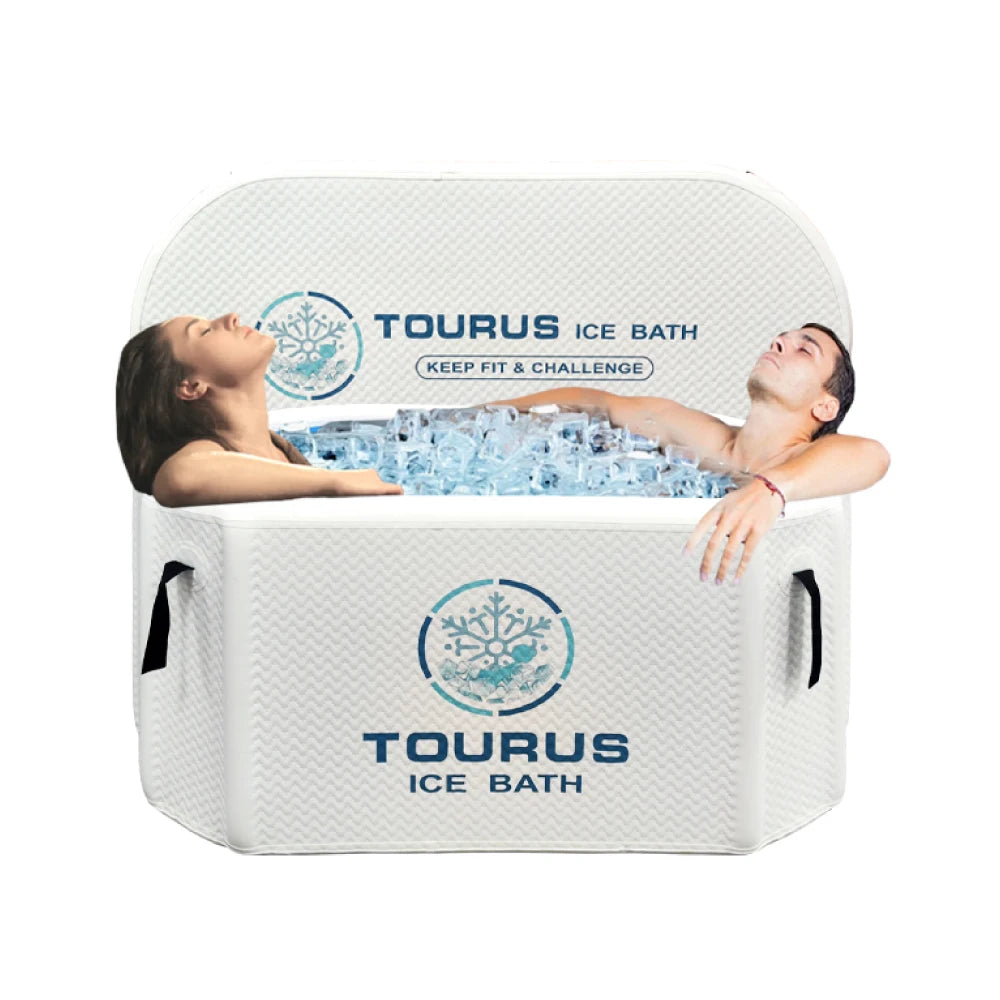Factory Direct Outdoor Inflatable Cold Plunge Tub PVC Drop Stitch Tank Ice Bath Pod Made in China