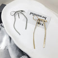 Japan High Quality Metal Bow Ribbon Pony Cuff Hair Ties Hair Accessories Hair Cuff for Women