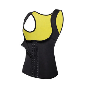 Womens Waist Trainer Vest Slim Corset Neoprene Sauna Weight Loss Body Shaper Shirt