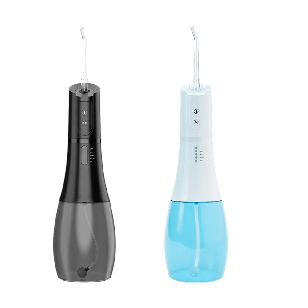 Electric Water Flosser Rechargeable Cordless Teeth Water Flosser 400ML Oral Irrigator for Teeth Cleaning