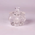 clear Crystal Glass Jewelry Box Glass Jar MH-QT0490