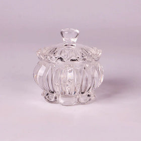 clear Crystal Glass Jewelry Box Glass Jar MH-QT0490