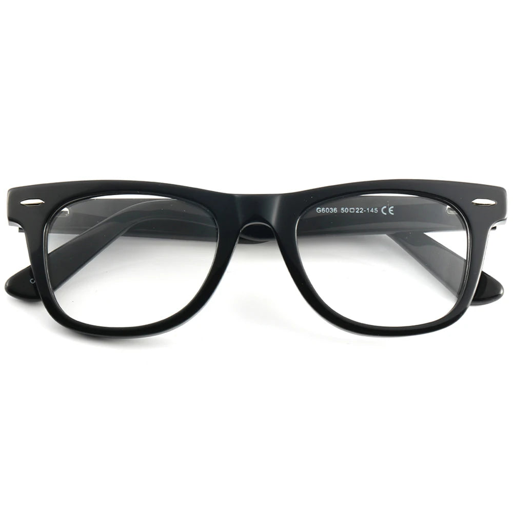 G6036 Wholesale Retro Black Eyeglasses Frames Men Women Hand Made Acetate Eyewear specialized Customized Optical Glasses Frames