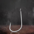 100pcs High Carbon Stainless Steel Barbless Hooks Carp Fishing Jig Worm Hooks