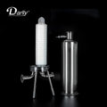 New Hydrophobic 0.2m 0.22 Micron PTFE Membrane Micro Pleated Filter Cartridge ISO9001 Certified for Vent Air Gas Sterile