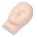 Rubber Practice Training Head Eyelash Extension Cosmetology Mannequin Face Head for Eyelashes Makeup Practice Model