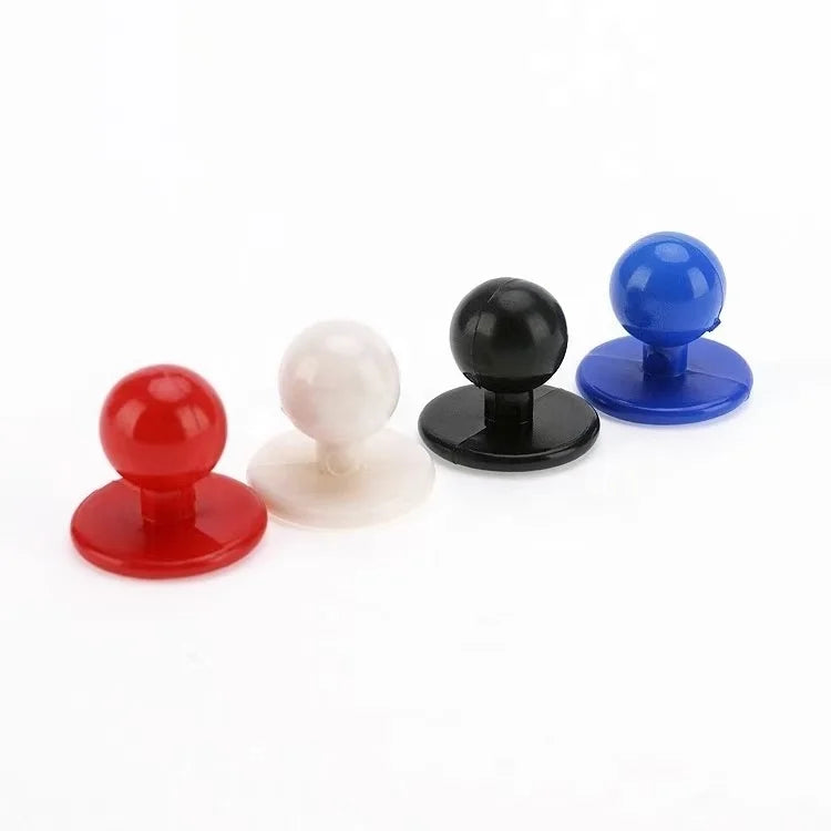 Hot Selling Plastic Round Movable Chef Jacket Coat Stud Buttons PP Material Polished Shank Button Sustainable Style Decoration