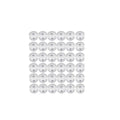 36pcs Plastic Empty Bobbins Handmade Sewing Machine Bobbins for Home DIY Sewing Accessories