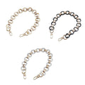 Transparent 40cm 120cm Shoulder Clutch Thick  Resin Plastic Acrylic Oval Links Handle Chains Handles for Handbags