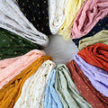 Malaysia Fashion Bling Durag Hijab Scarf Chiffon Women Muslim Scarf