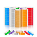 Custom logo Disposable Paper Wristbands Adhesive Bracelet for Event Party