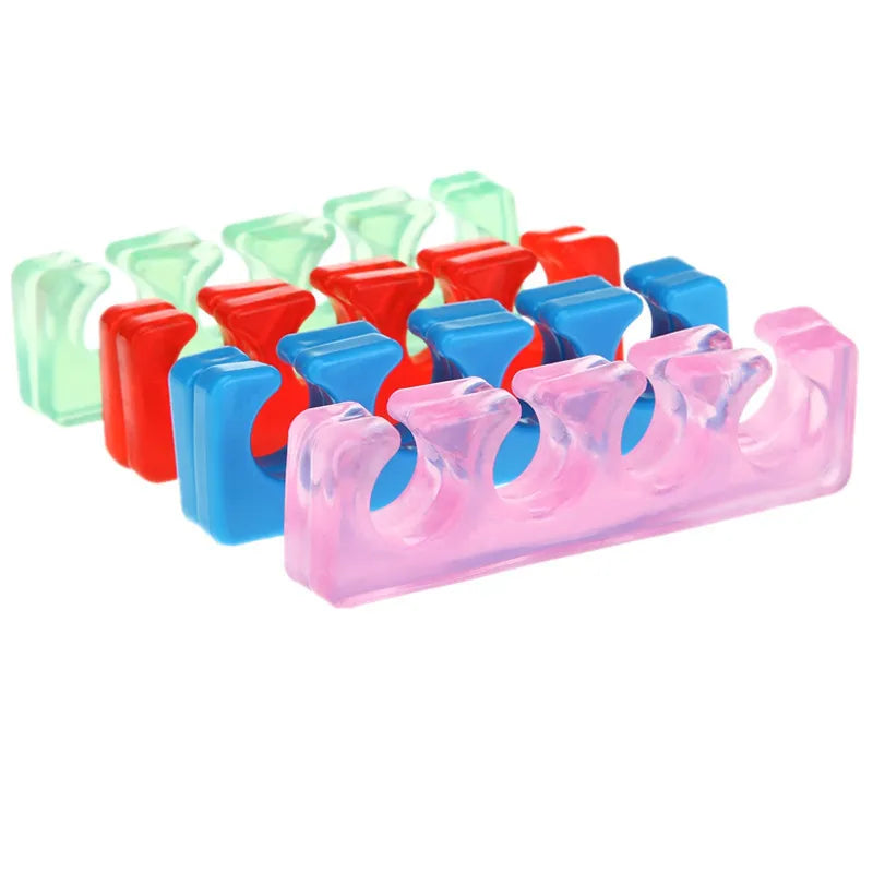 Silicone Toe  Gel Pedicure Toe Separators Washable Foot Care Beauty Manicure Nail Art & Feet Care Tools
