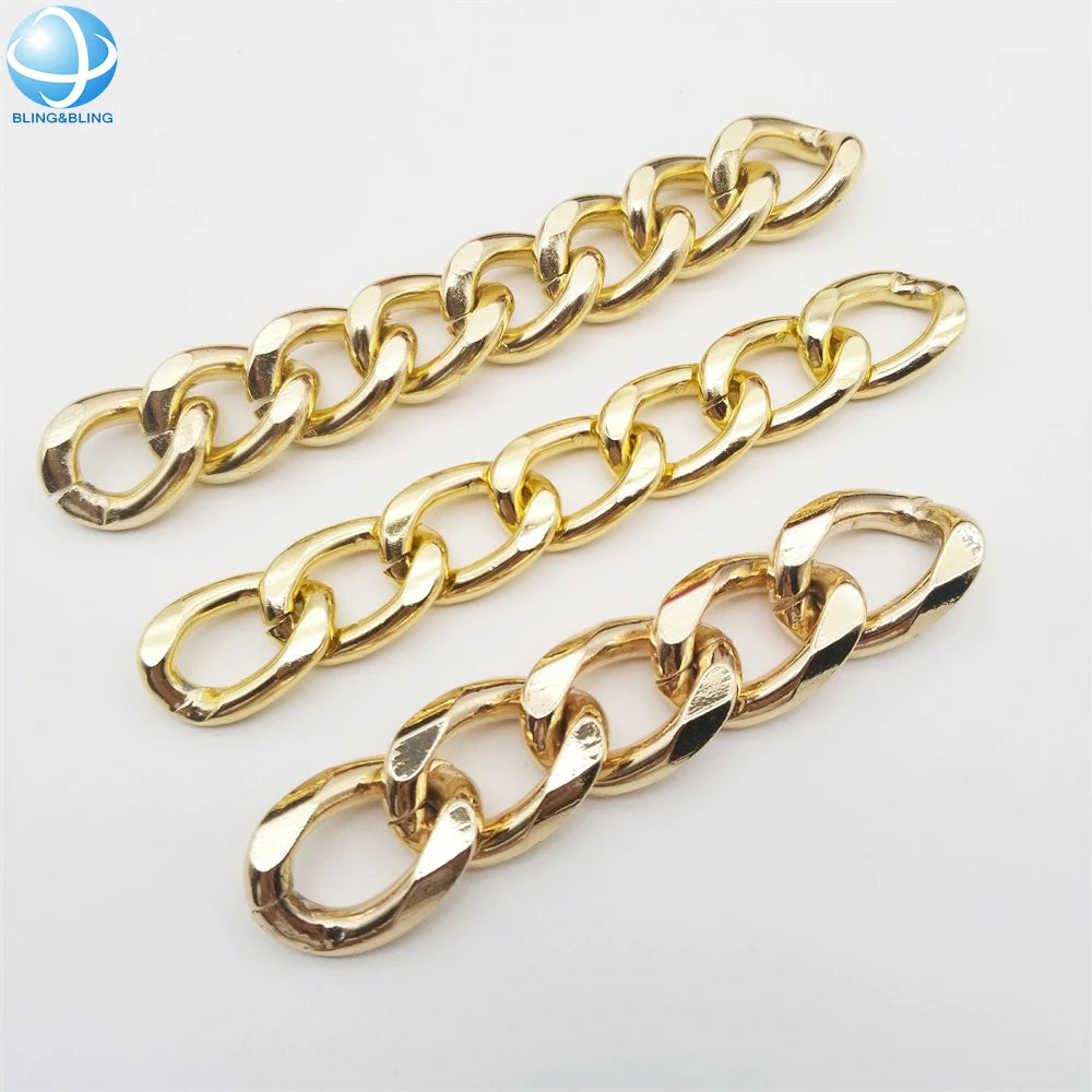 Wholesale Gold Metal Cuban Link Chain Bikini Connector Sea Water Resistance Women Underwear and Swimwear Accessory