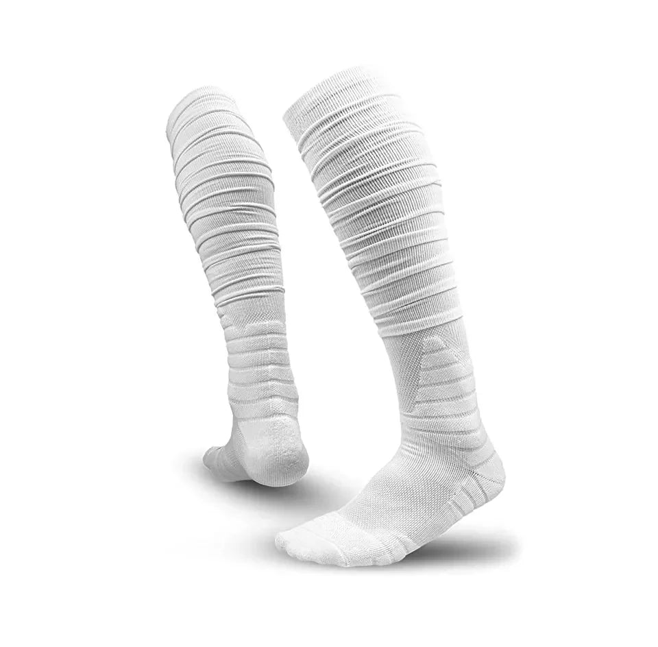 Extra Long Crew Compression Sport American Football Socks Anti-Slip Feature Solid Custom Spring Season Spandex Material Bottom