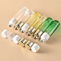 New Arrival Luxury Rotary Switch  Perfume Roller Bottle 15ml Refillable Glass Screen Printing Empty Cosmetic Glass Roller Bottle