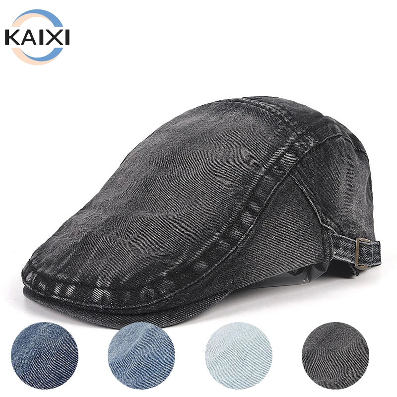 Factory Wholesale Japanese Vintage Cowboy Headgear British Octagon Artist Headgear Every Pair of Newspaper Boy Headgear Berets