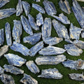 Brazil Natural Crystal Cluster Raw Mineral Blue Kyanite Rough Stone Small Size Specimen for Education Collection Box