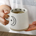 Japanese Retro Coarse Pottery Water Cup Household Coffee Mug Hand-painted Cup