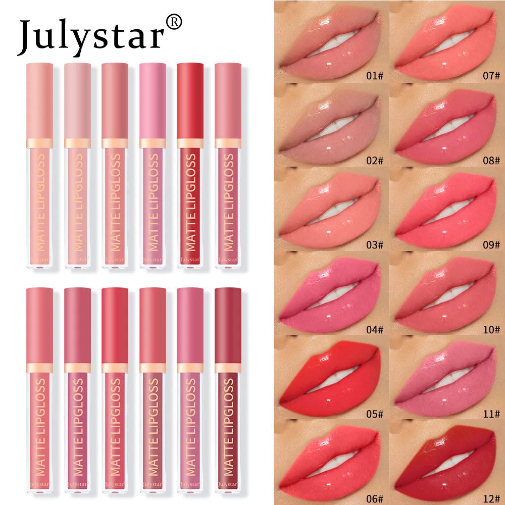 Water Gloss Lip Glaze Shimmer Mirror Lip Gloss Natural Moisturizing Liquid Lipstick Makeup Waterproof Long Lasting Lip Tint