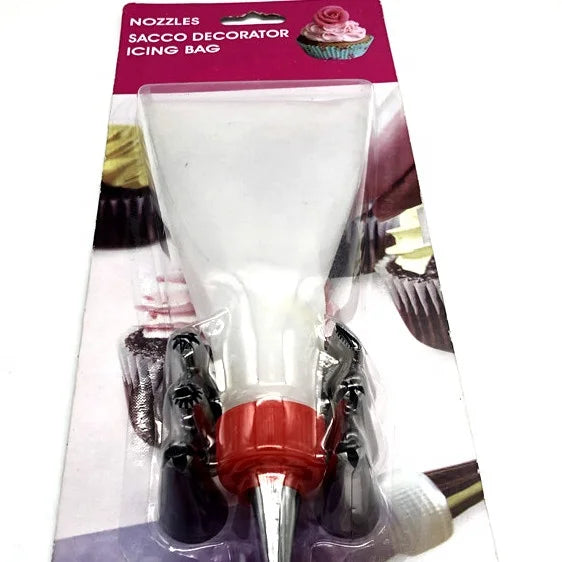 Wholesale 7pcs Cream Piping Nozzles Cake Decoration Tools Baking Accessories Bakeware Pastry Piping Tips Floral Sets