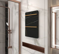 USA Plug in Towel Warmer for Bathroom Black Electric Towel Heater