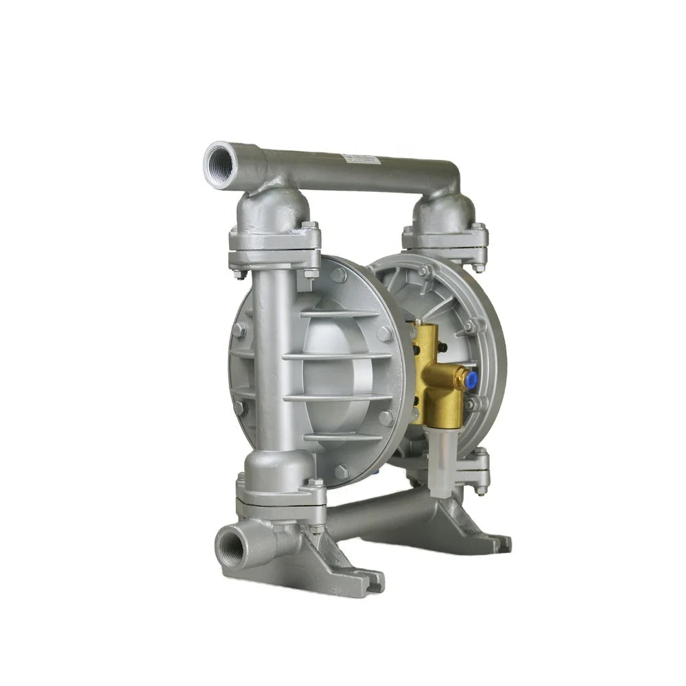 YONJOU QBY-25 1 Inch Stainless Steel PP Aluminum Alloy Air Operated Pneumatic Double Diaphragm Pump Low OEM Customizable