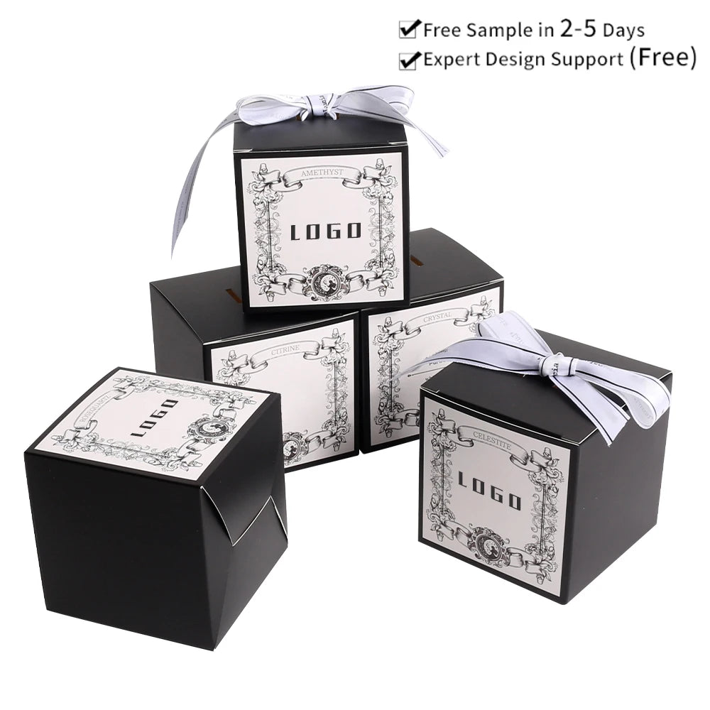 Custom Logo Packaging Scented Candles Empty Candle Jars Boxes Fancy Printing-Matt Lamination Photo Frame Paper Box