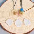 Mushroom Cloud Clover Necklace Pendant Resin Mold for Earrings Jewelry Making DIY