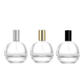 BYPE by PERFUME Custom 75ml Glass Perfume Bottle for Ball Shape Clear Fragrance Screen Printing Surface Empty Spray Bottles Caps