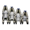Solarmarine 5-Person 300cm Aluminum Floor PVC Speed Boat Inflatable Rowing Boat