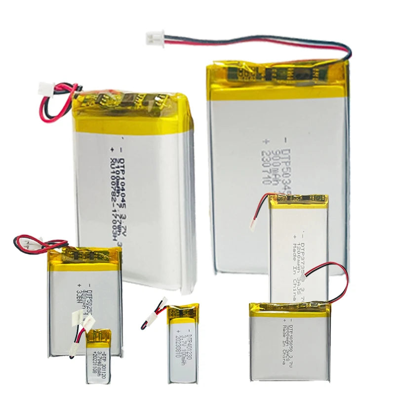 Rechargeable Li-ion Polymer Battery 803048 903048 103048 3.7V 1300mah Battery With CE ROHS