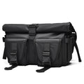 New Outdoor Leisure Men's One Shoulder Messenger Bag Big Capacity Waterproof Rolling Top Closure Crossbody Sling Bag for Men