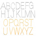 5Pcs Fashion Stainless Steel English Alphabet Charms Pendants for Jewelry DIY Necklace Earrings Findings Wholesale
