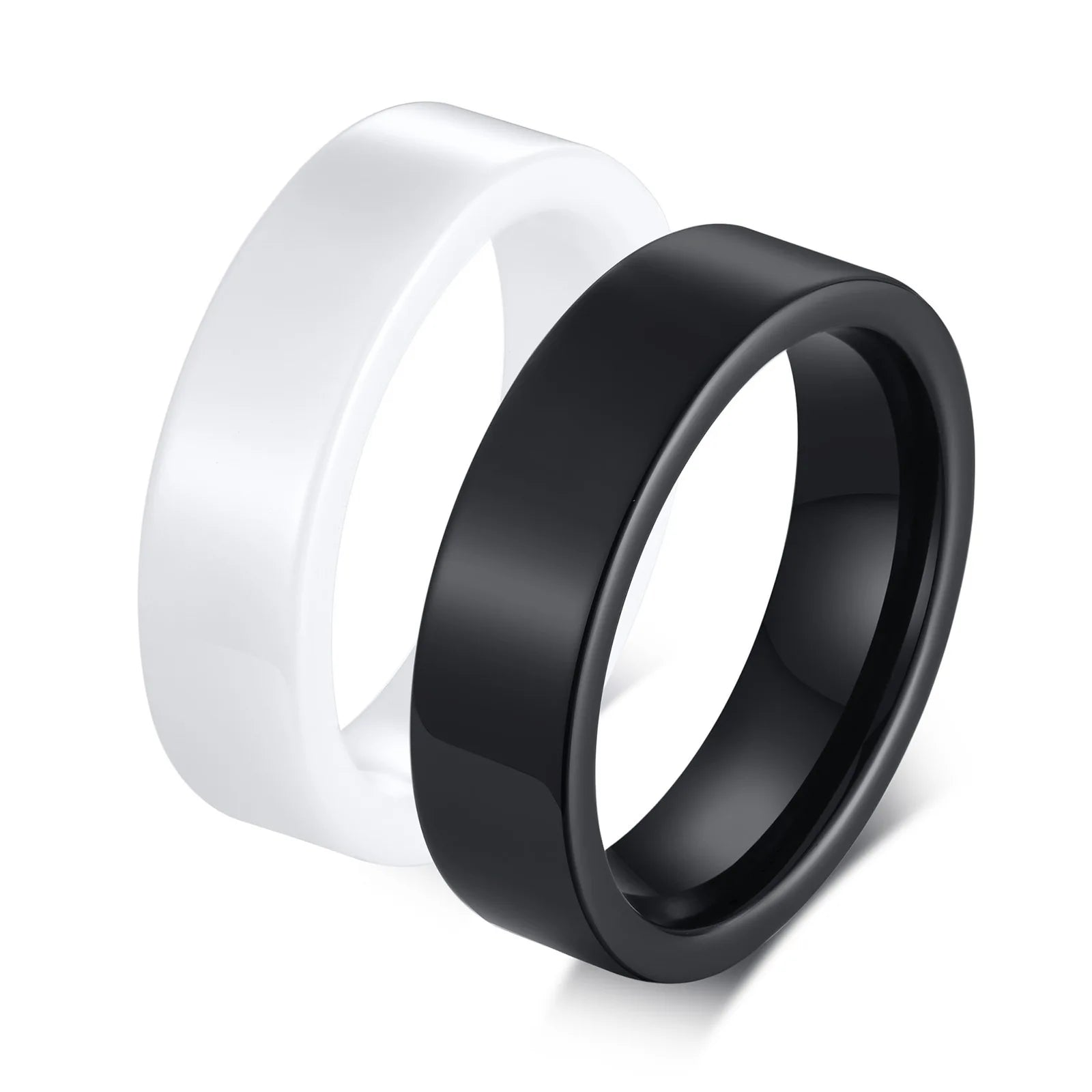 Ceramic Ring Men's Ring Index Finger Hip Hop Accessories Fashion Accessories Jewelry