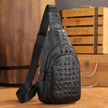 SCHLATUM 2022 New Designer Quality Leather Shoulder Bag Men Sling Genuine Leather